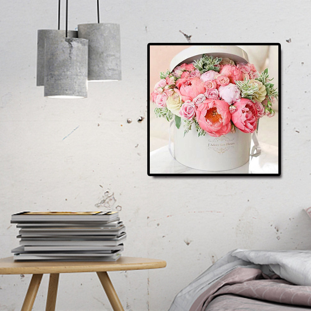 Flower - Full Round Drill Diamond Painting 30*30CM
