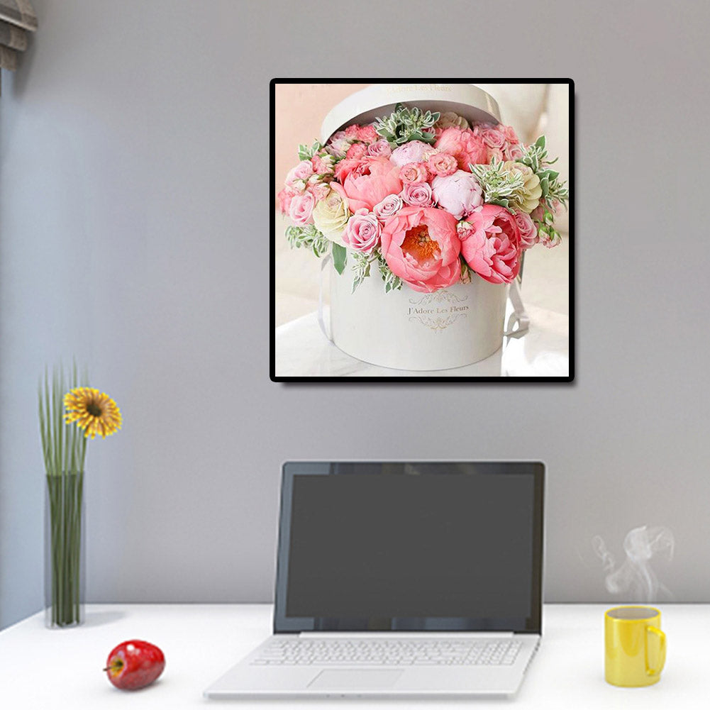 Flower - Full Round Drill Diamond Painting 30*30CM