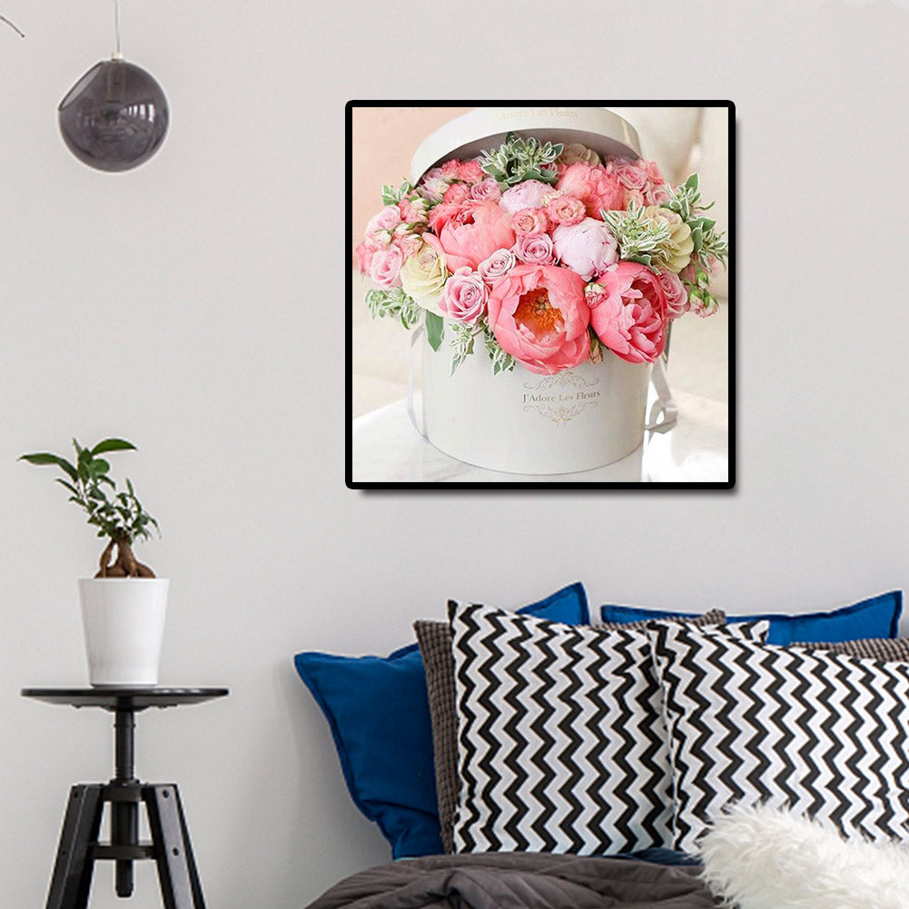 Flower - Full Round Drill Diamond Painting 30*30CM