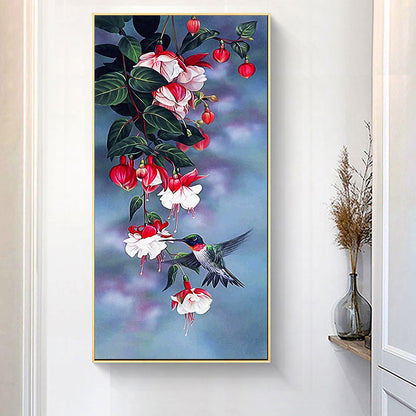 Flowers Decorative - Full Round Drill Diamond Painting 45*85CM