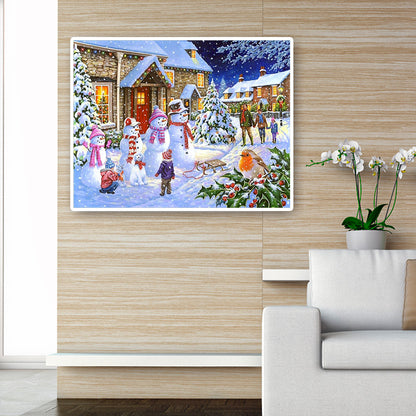 Christmas - Full Round Drill Diamond Painting 50*40CM