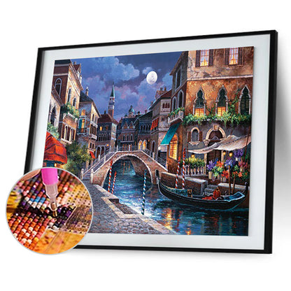 Landscape - Full Round Drill Diamond Painting 40*30CM