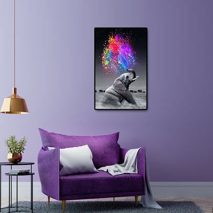 Elephant - Full Round Drill Diamond Painting 40*60CM
