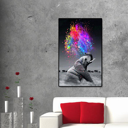 Elephant - Full Round Drill Diamond Painting 40*60CM