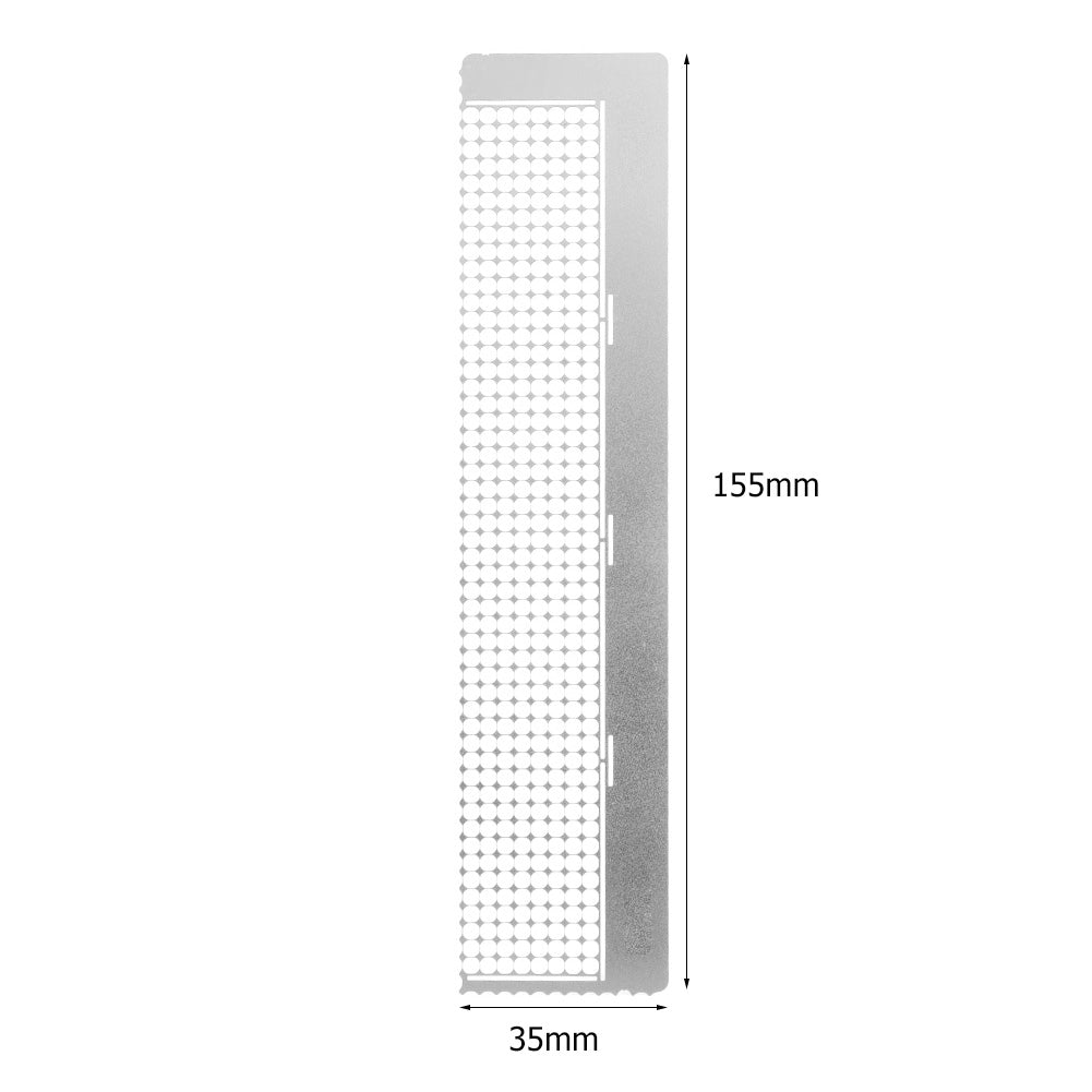 408 Holes DIY Diamond Painting Tools Round Drill Ruler Cross Stitch (141.5)