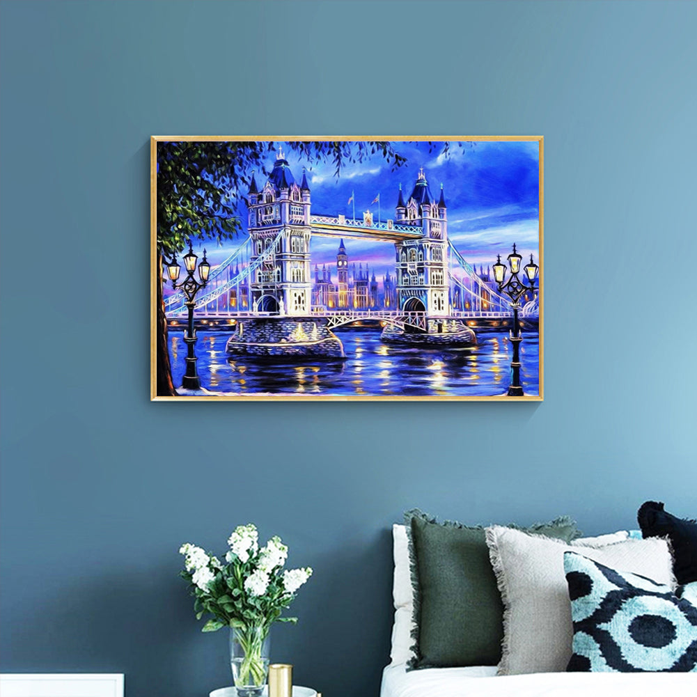 Bridge - Full Square Drill Diamond Painting 50*40CM