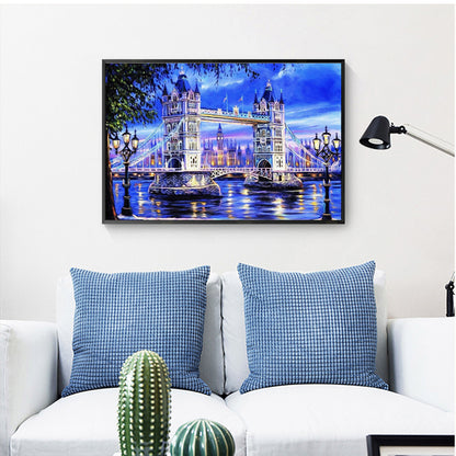 Bridge - Full Square Drill Diamond Painting 50*40CM