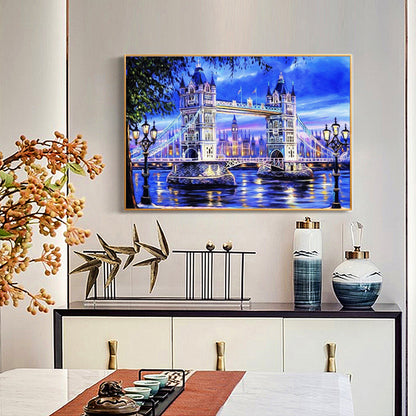 Bridge - Full Square Drill Diamond Painting 50*40CM