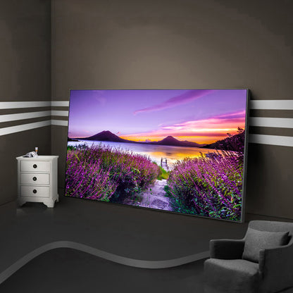 Lakeside Flower - Full Round Drill Diamond Painting 100*40CM