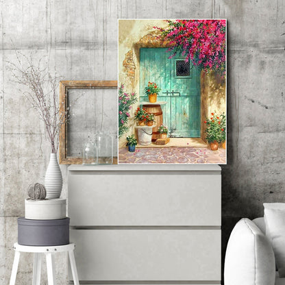 Sunny Doorway - Full Round Drill Diamond Painting 30*40CM