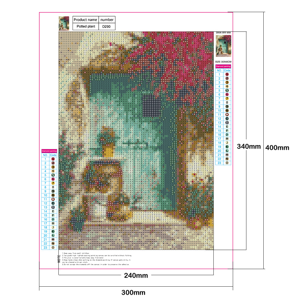 Sunny Doorway - Full Round Drill Diamond Painting 30*40CM