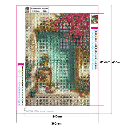 Sunny Doorway - Full Round Drill Diamond Painting 30*40CM