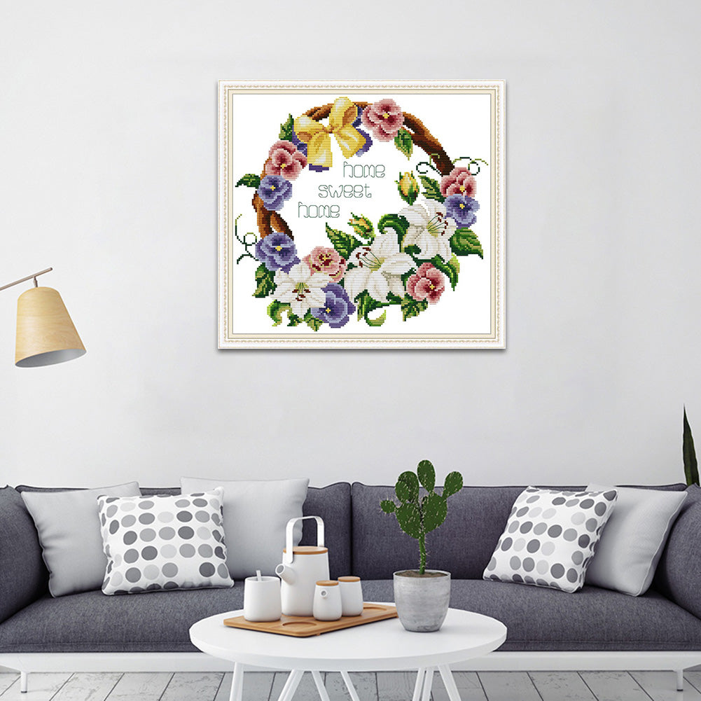Sweet Home - 14CT Cross Stitch 35*33CM