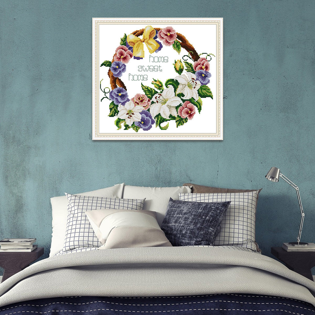 Sweet Home - 14CT Cross Stitch 35*33CM
