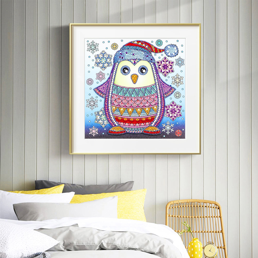 Penguin - Special Shaped Drill Diamodn Painting 30*30CM