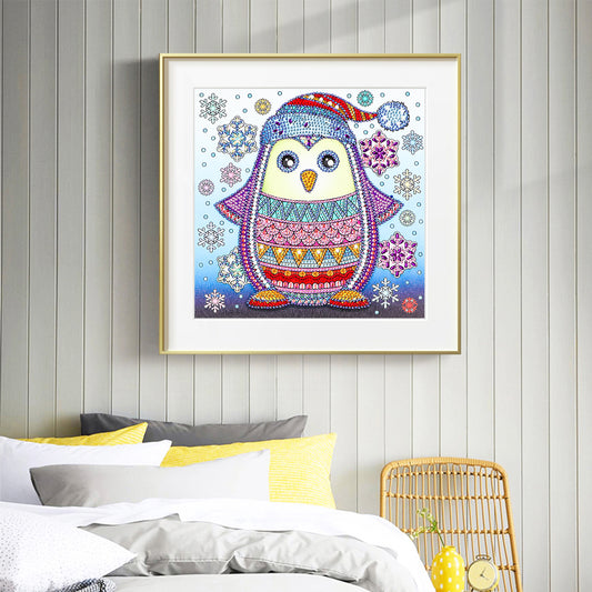 Penguin - Special Shaped Drill Diamodn Painting 30*30CM