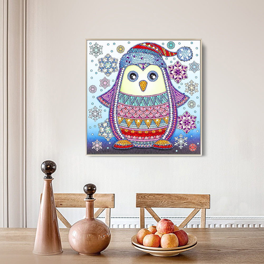 Penguin - Special Shaped Drill Diamodn Painting 30*30CM