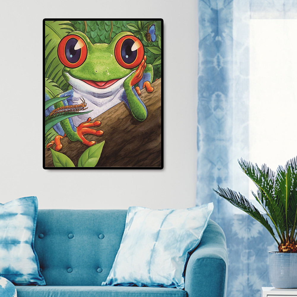 Frog - Full Square Drill Diamond Painting 40*50CM