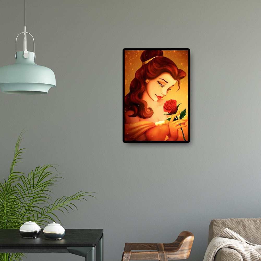Rose Princess - Full Square Drill Diamond Painting 40*50CM