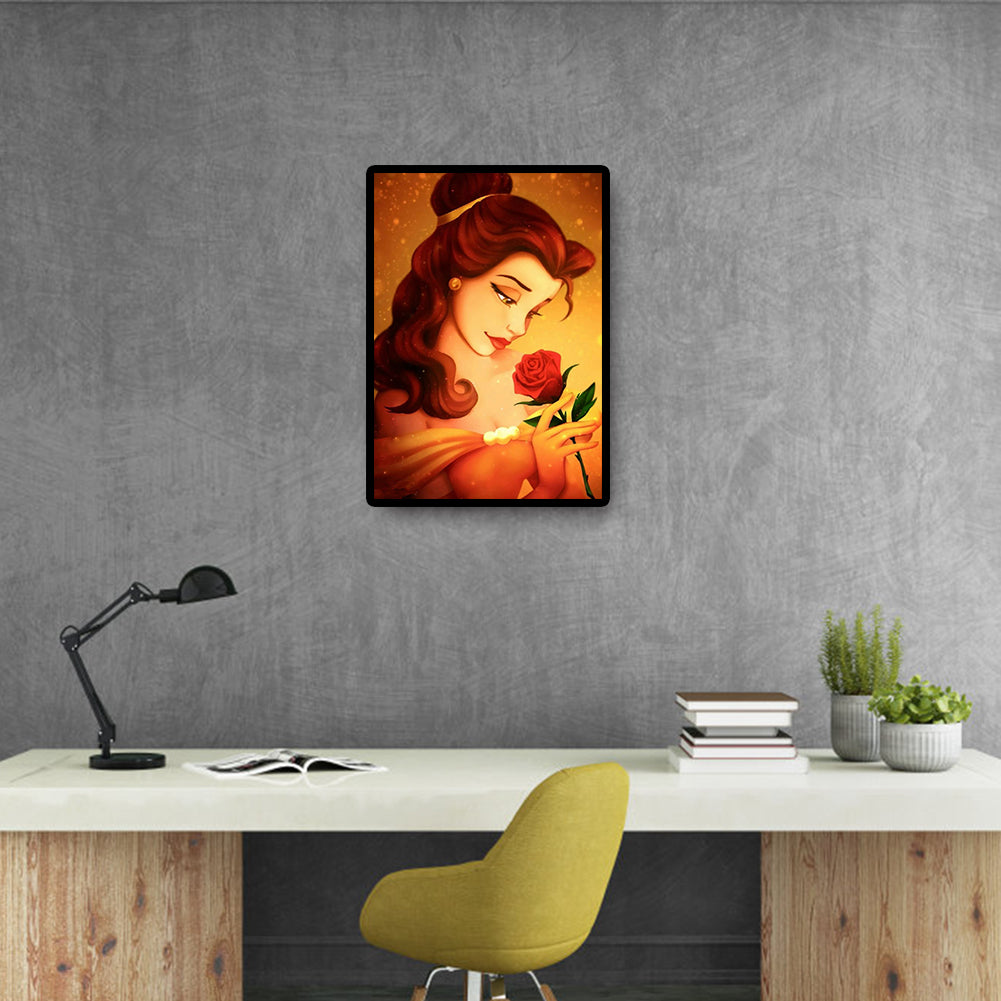 Rose Princess - Full Square Drill Diamond Painting 40*50CM
