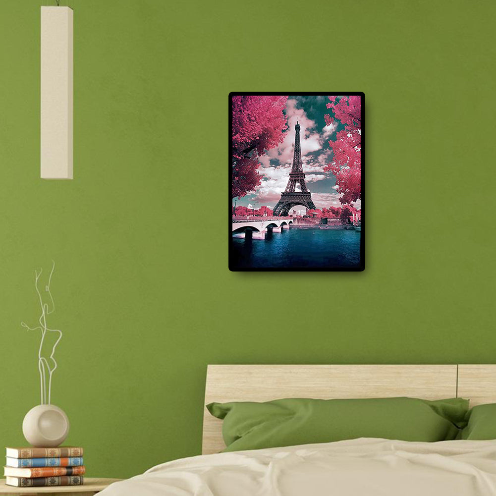 Eiffel Tower - Full Square Drill Diamond Painting 40*50CM