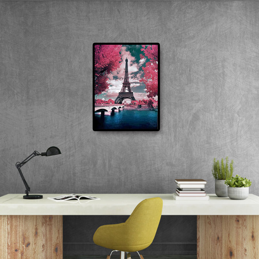 Eiffel Tower - Full Square Drill Diamond Painting 40*50CM