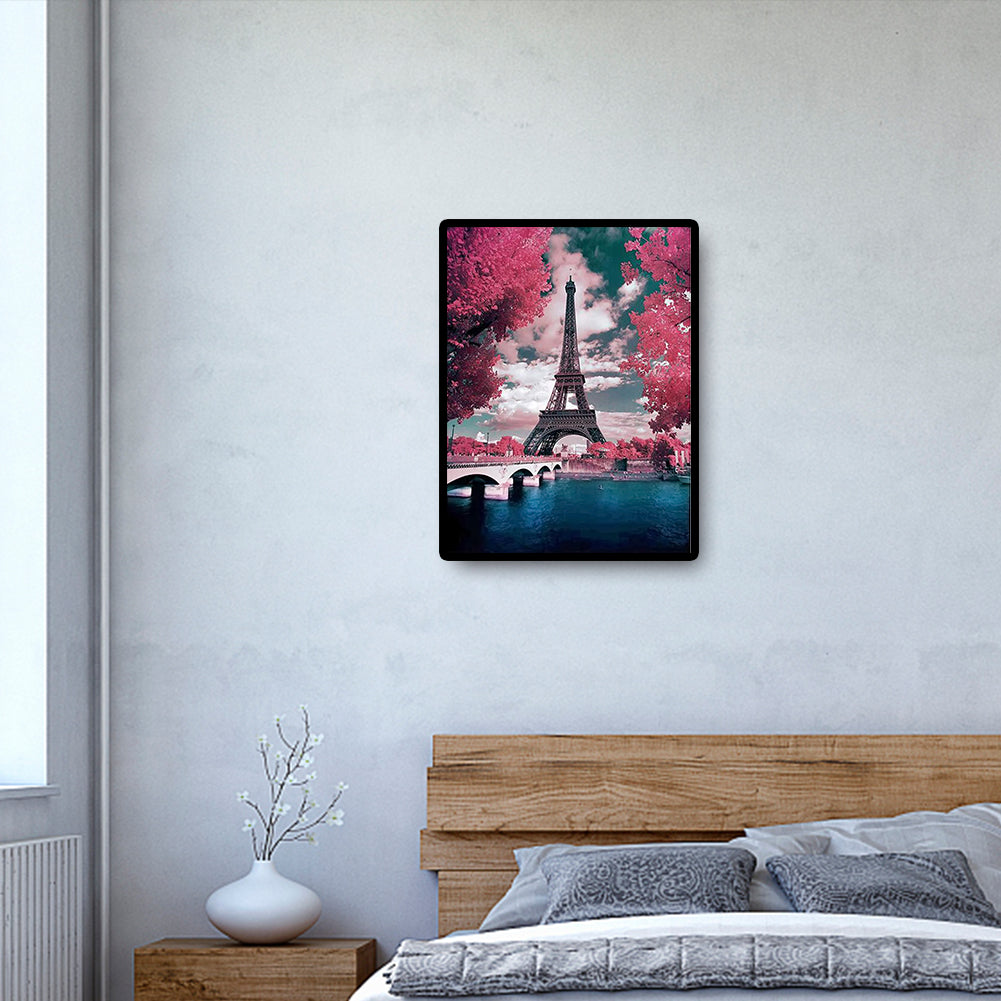 Eiffel Tower - Full Square Drill Diamond Painting 40*50CM