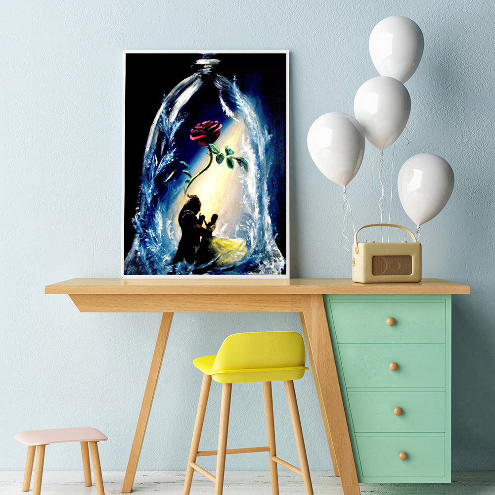 Flower - Full Square Drill Diamond Painting 40*50CM