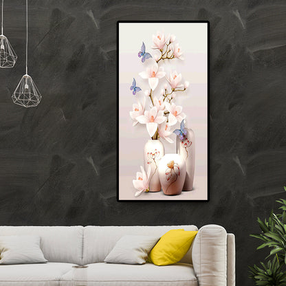 Vase Mangnolia - Full Round Drill Diamond Painting 45*85CM