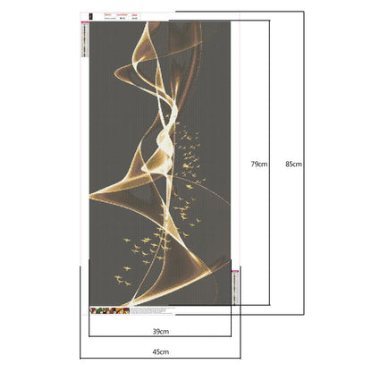 Flying Bird - Full Round Drill Diamond Painting 45*85CM