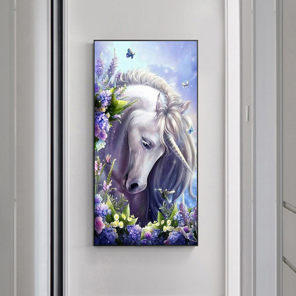 Horse - Special Shaped Drill Diamodn Painting 45*85CM