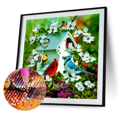 Garden - Full Round Drill Diamond Painting 30*30CM