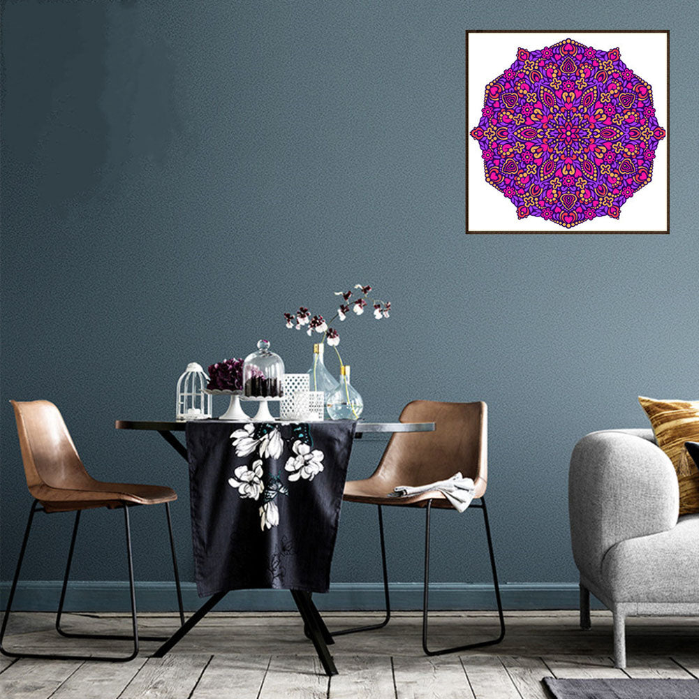 Datura - Special Shaped Drill Diamodn Painting 30*30CM