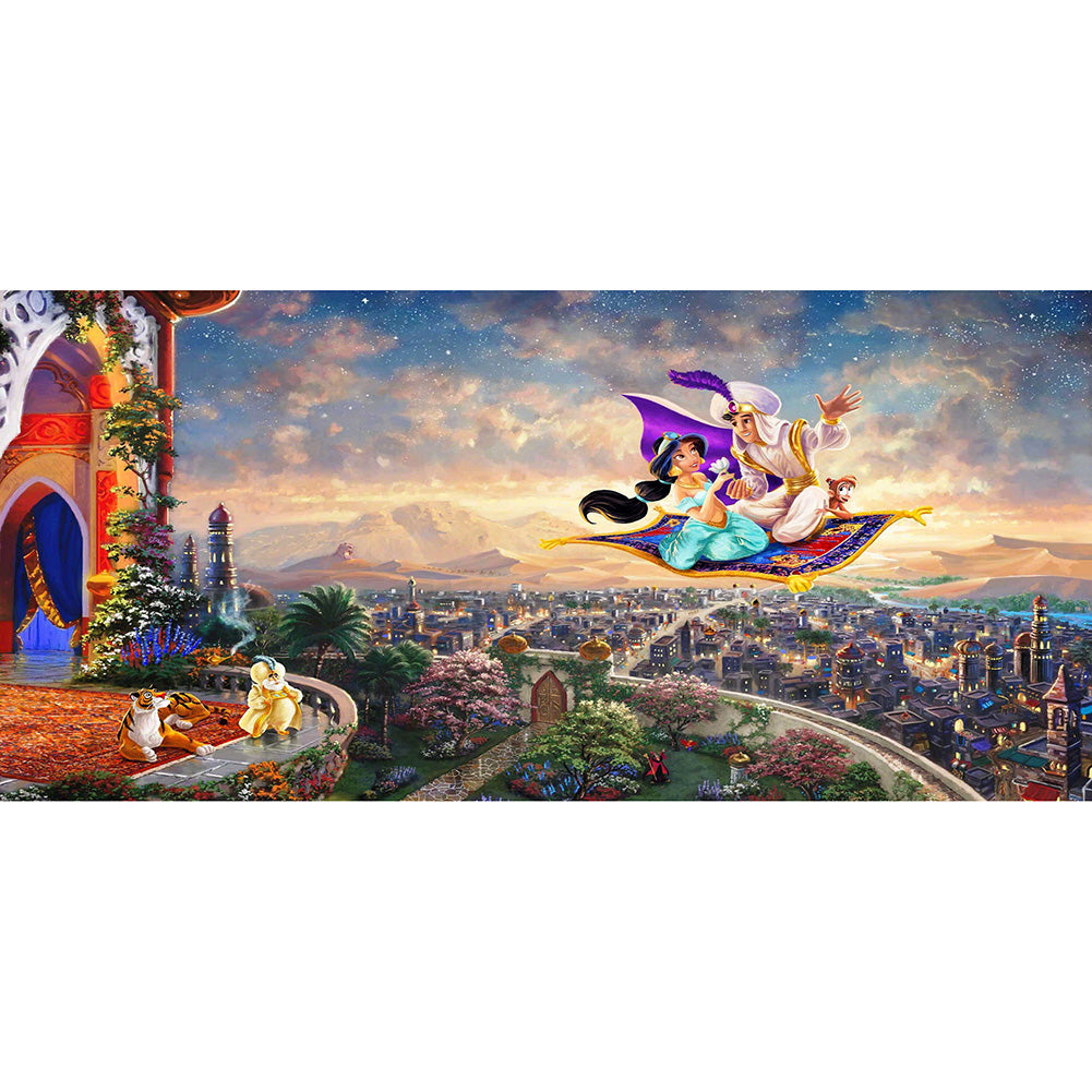 Fairy World - Full Round Drill Diamond Painting 80*40CM