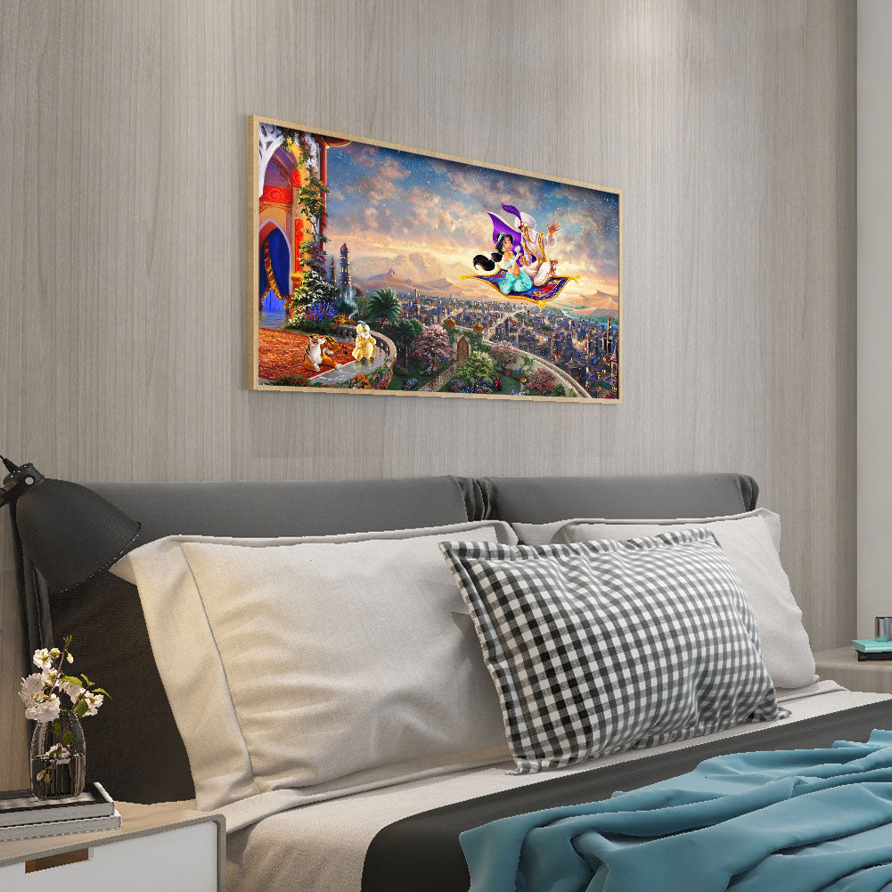 Fairy World - Full Round Drill Diamond Painting 80*40CM