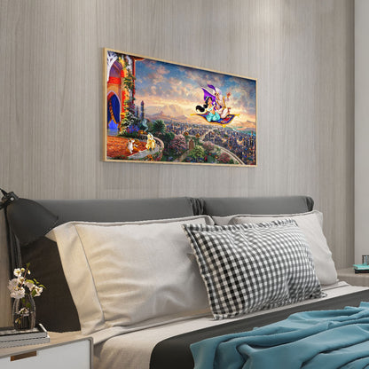 Fairy World - Full Round Drill Diamond Painting 80*40CM