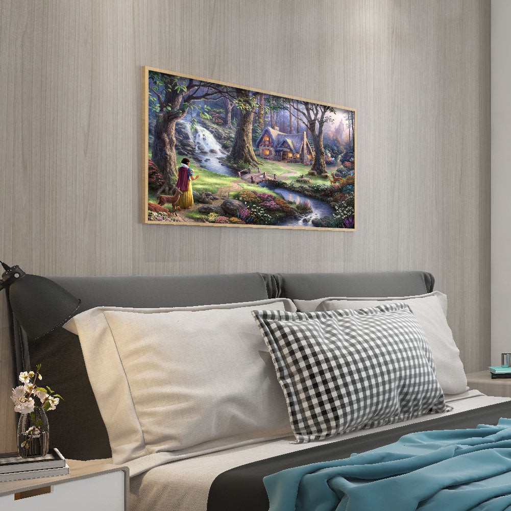 Fairy World - Full Round Drill Diamond Painting 80*40CM
