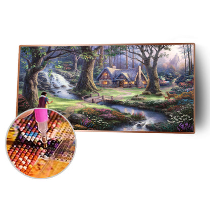 Fairy World - Full Round Drill Diamond Painting 80*40CM