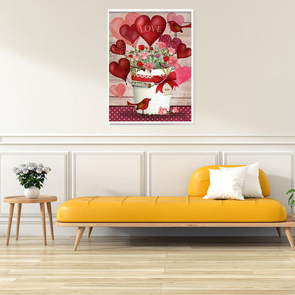 Love - Full Round Drill Diamond Painting 30*40CM