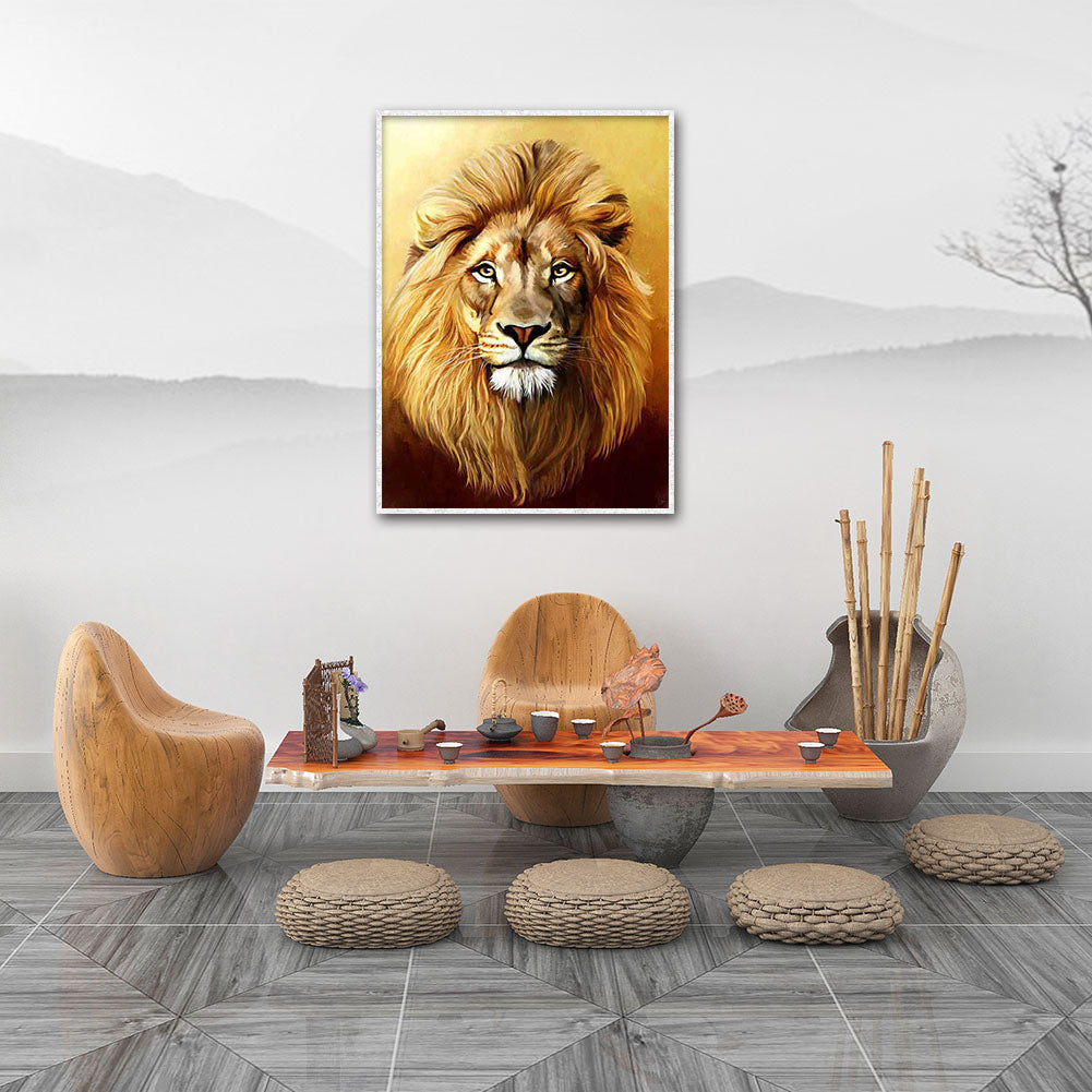 Lion - Full Square Drill Diamond Painting 40*50CM