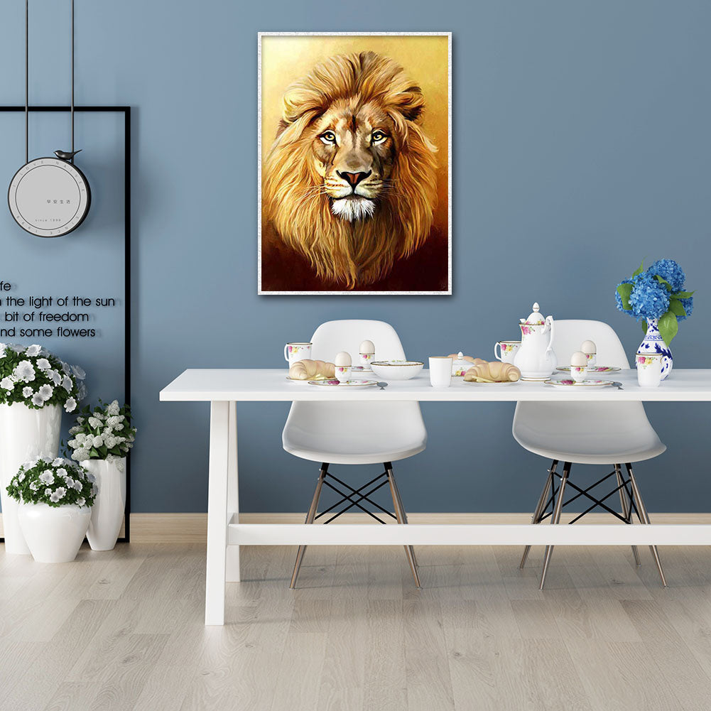 Lion - Full Square Drill Diamond Painting 40*50CM