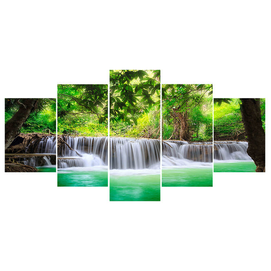 Lanscape - Full Round Drill Diamond Painting 103*45CM