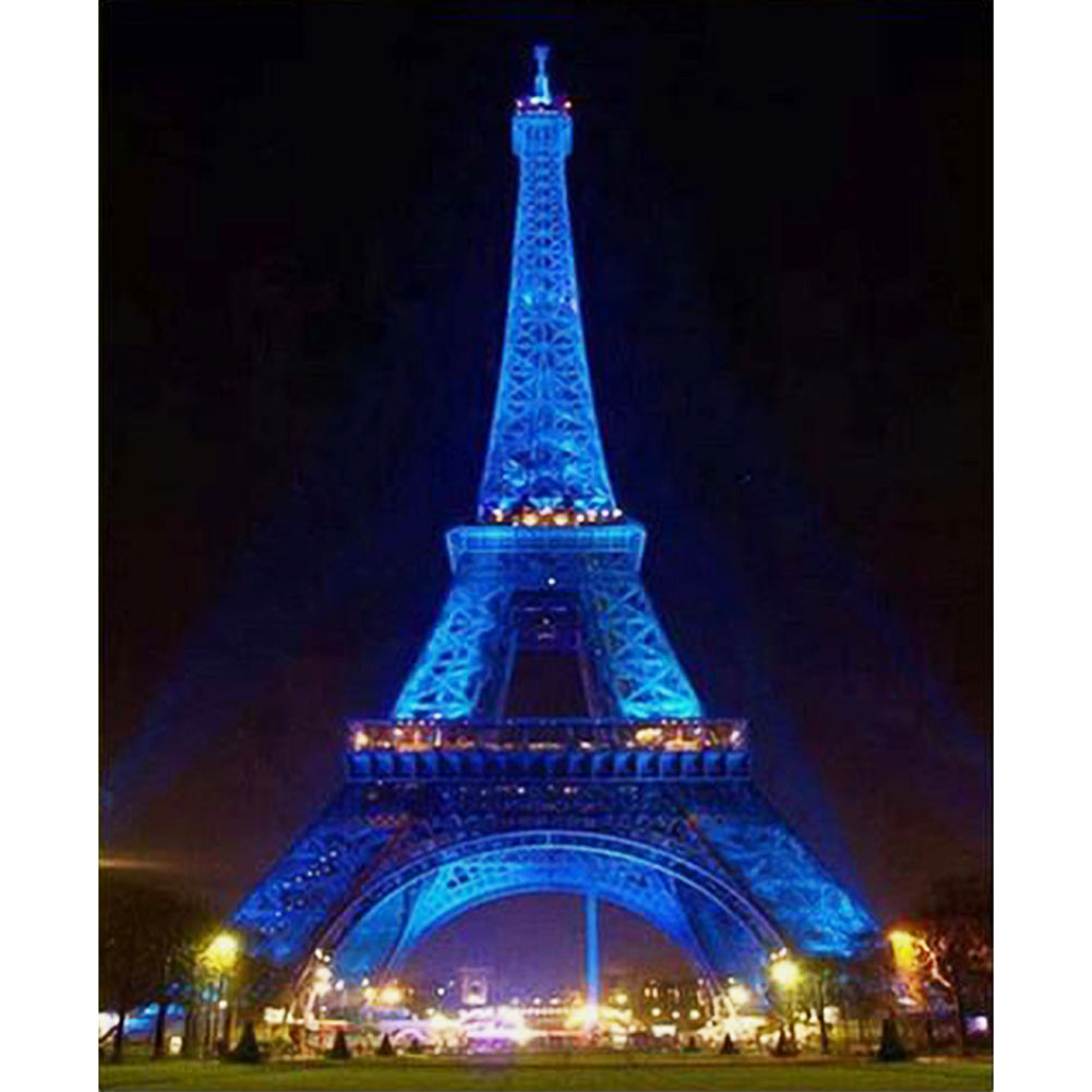 Eiffel Tower - Full Round Drill Diamond Painting 30*40CM
