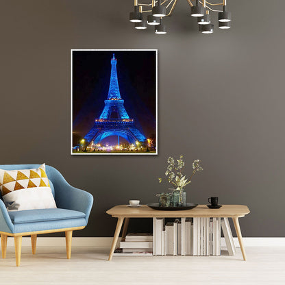 Eiffel Tower - Full Round Drill Diamond Painting 30*40CM
