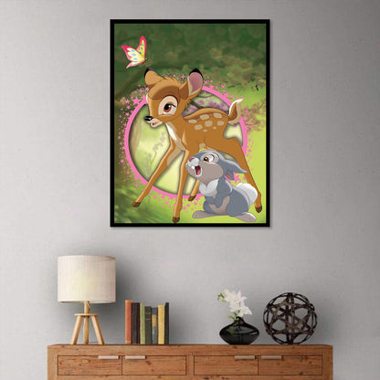 Deer - Full Round Drill Diamond Painting 30*40CM