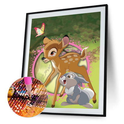 Deer - Full Round Drill Diamond Painting 30*40CM