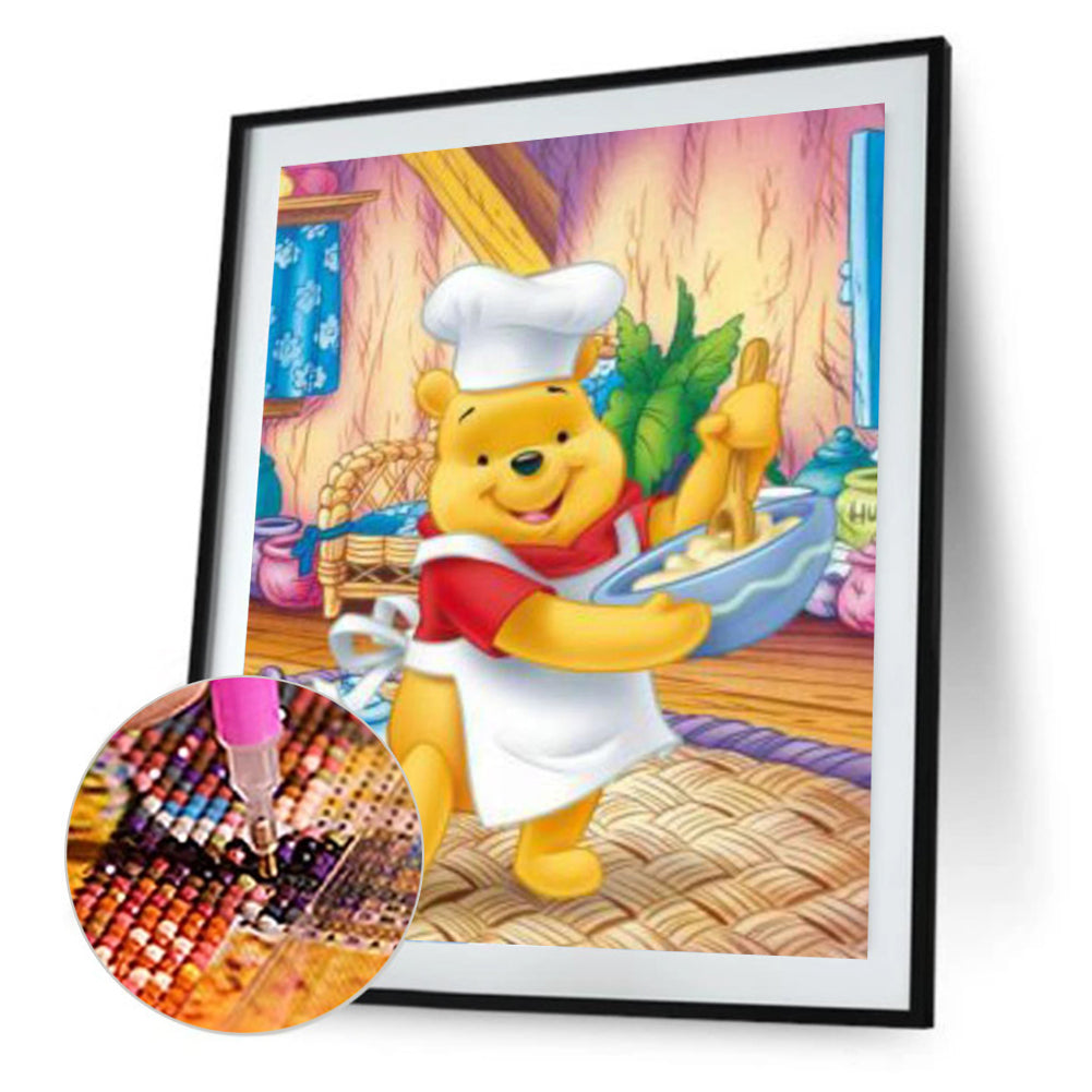 Bear - Full Round Drill Diamond Painting 30*40CM
