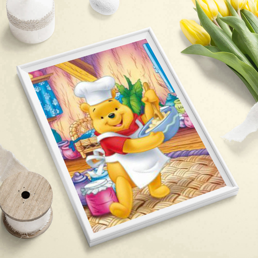 Bear - Full Round Drill Diamond Painting 30*40CM