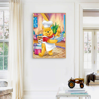 Bear - Full Round Drill Diamond Painting 30*40CM