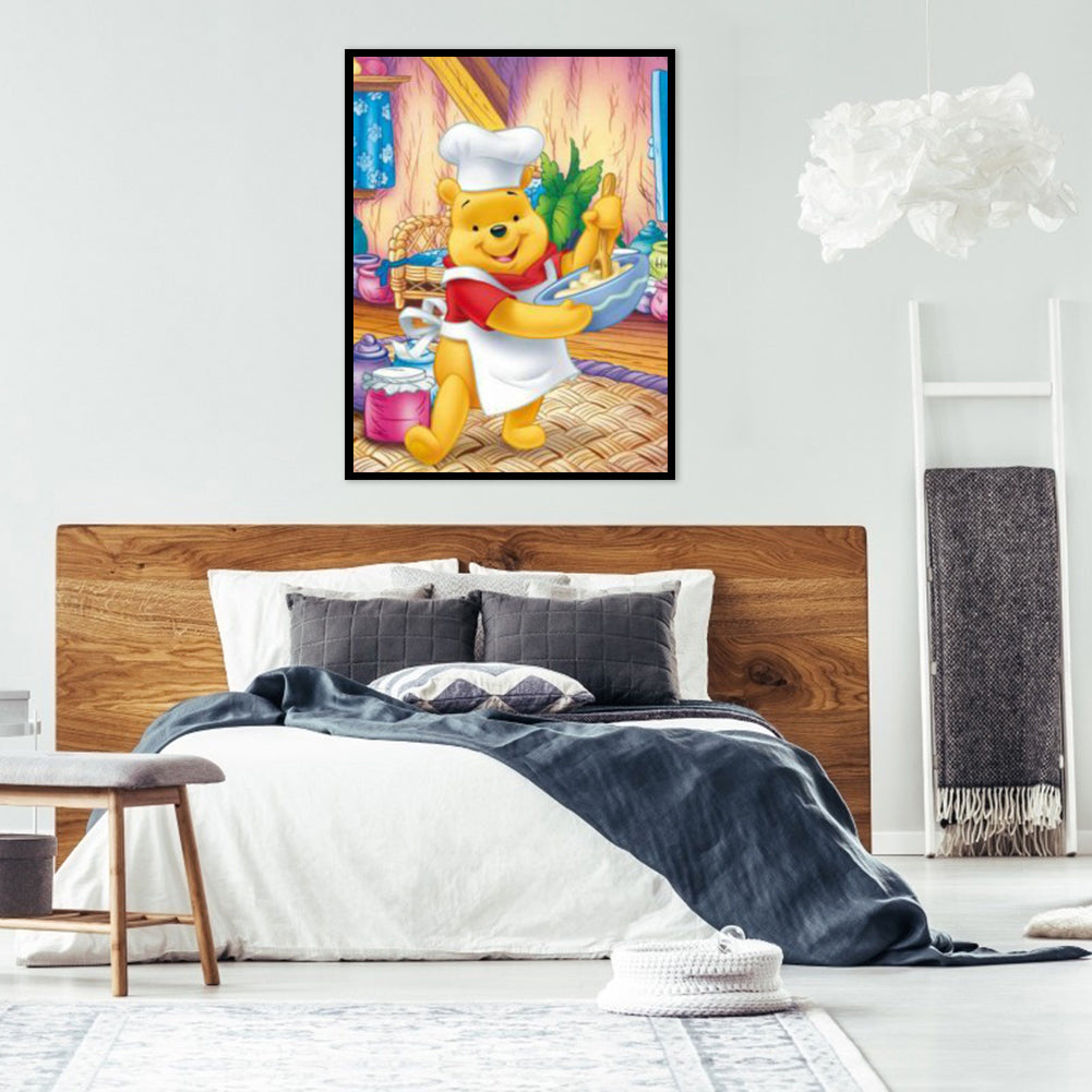 Bear - Full Round Drill Diamond Painting 30*40CM